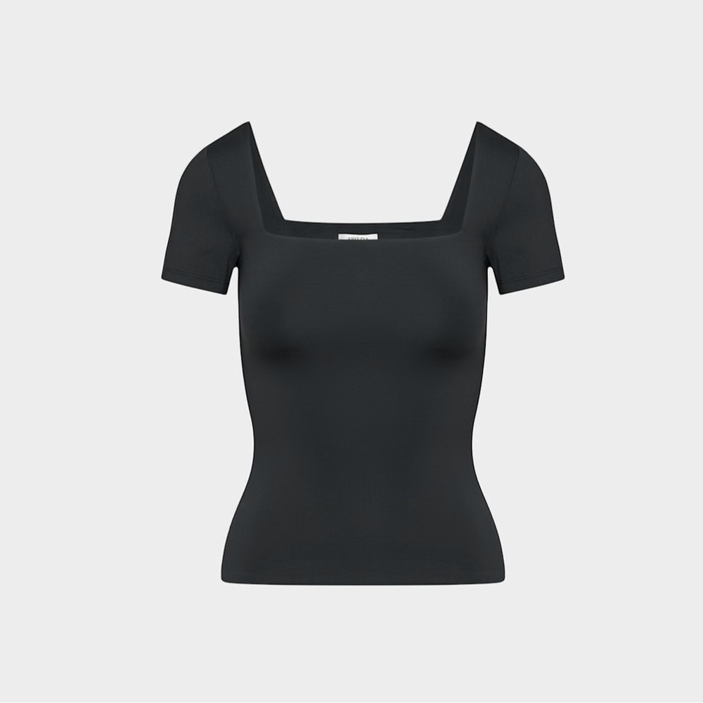 Aritzia Contour Square Neck Cropped Top